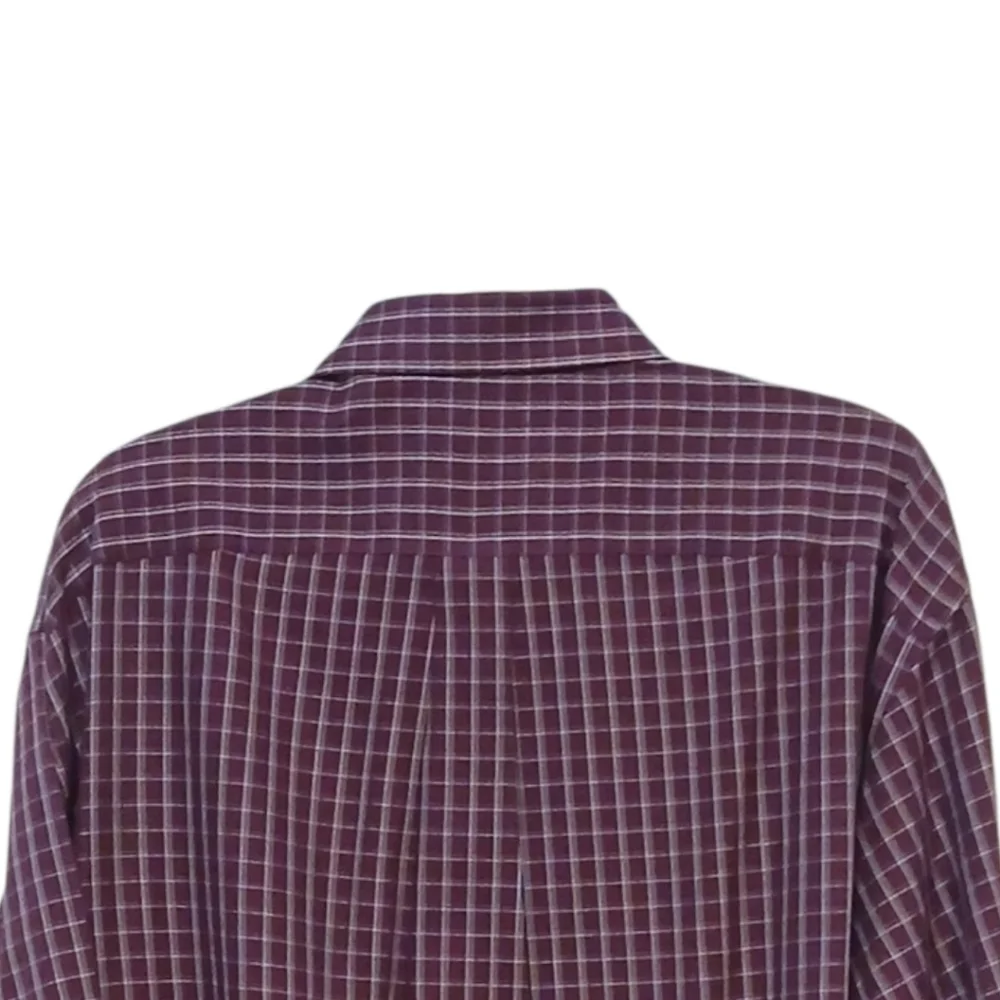 Daniel Cremieux - NWOT, Burgundy Shirt W/Multi Colored Plaid Stripes Pocket, XXL